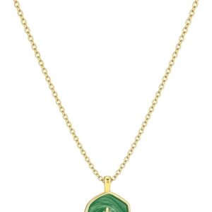 Collar Cruz esmeralda